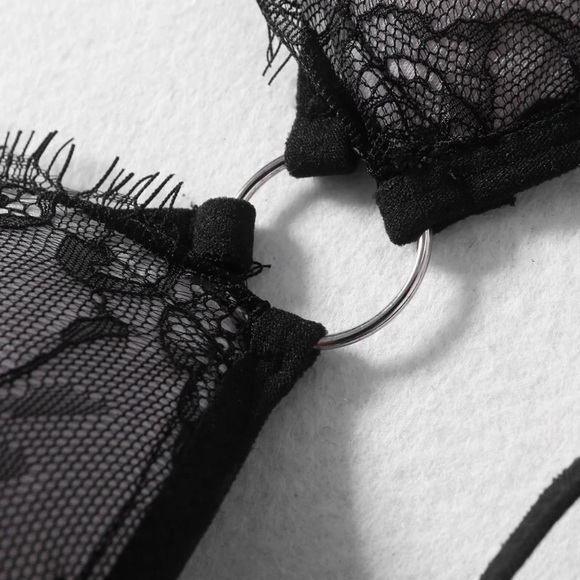 Beach Bunny Micro Powder Lace Overlay Bikini - Picture 5 of 9